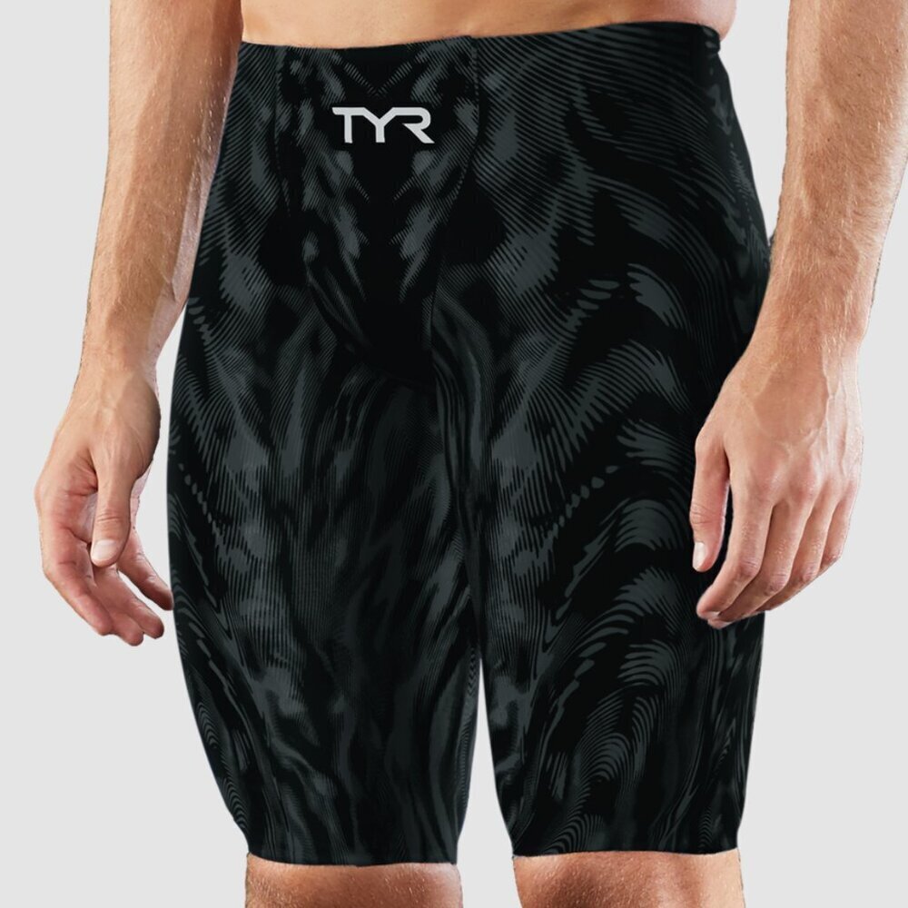 TYR Venzo Black High Waisted Jammer Size 27